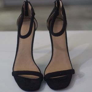 Charlotte Russe Black Ankle strap stiletto Heel